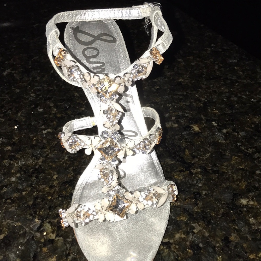 Beautiful Sam Edelman Rhinestone Heels - Picture 2 of 7
